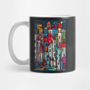 Houses by the sea Mug